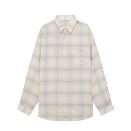 <img class='new_mark_img1' src='https://img.shop-pro.jp/img/new/icons7.gif' style='border:none;display:inline;margin:0px;padding:0px;width:auto;' />【24SS】CHECK SHIRT WOOL×RECYCLE POLYESTER VIYELLA / marka(マーカ)