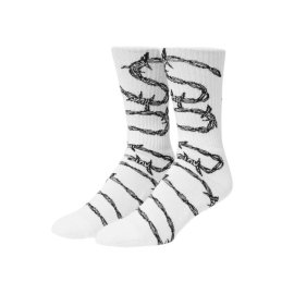 BARBED WIRE CREW SOCK / HUF (ϥ)