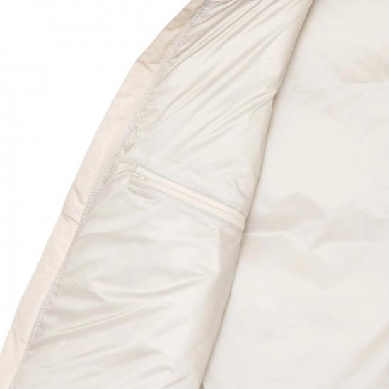 SILK SHORT DOWN VEST SILK GROSGRAIN / MARKAWARE(マーカウェア