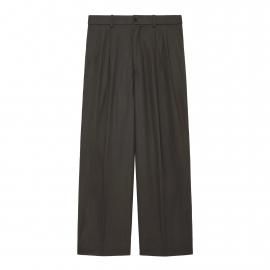 <img class='new_mark_img1' src='https://img.shop-pro.jp/img/new/icons7.gif' style='border:none;display:inline;margin:0px;padding:0px;width:auto;' />25S/SCLASSIC FIT DOUBLE PLEATED TROUSERS ORGANIC GIZA VOILE YARN TWILL / MARKAWARE