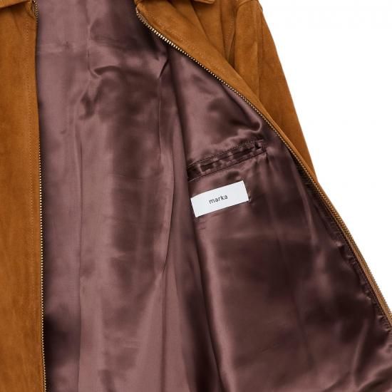25S/S】LEATHER SPORTS JACKET GOAT SUEDE / marka(マーカ 25S/S】LEATHER SPORTS JACKET GOAT SUEDE / marka(マーカ