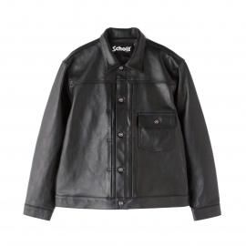 <img class='new_mark_img1' src='https://img.shop-pro.jp/img/new/icons7.gif' style='border:none;display:inline;margin:0px;padding:0px;width:auto;' />SHEEP LEATHER 1st TRACKER JACKET  / Schott N.Y.C(å ̥磻)
