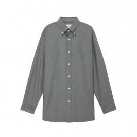 <img class='new_mark_img1' src='https://img.shop-pro.jp/img/new/icons7.gif' style='border:none;display:inline;margin:0px;padding:0px;width:auto;' />25S/SREGULAR FIT POLO COLLAR SHIRT SUPER160's WASHABLE WOOL OXFORD/ MARKAWARE
