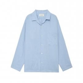 25S/S】CHECKERD SHIRT ORGANIC COTTON HIGH TWISTED OMBRE 25S/S】CHECKERD SHIRT ORGANIC COTTON HIGH TWISTED OMBRE
