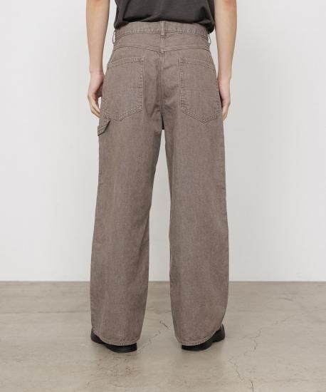 markaware パンツ ホワイト marka markaware（マーカウェア）の「PLEATED WIDE TROUSERS