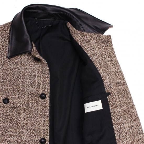 25F/W】NEW LOGGER JACKET ALPACA SLUB TWEED / MARKAWARE（マーカ