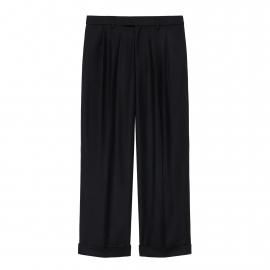 <img class='new_mark_img1' src='https://img.shop-pro.jp/img/new/icons7.gif' style='border:none;display:inline;margin:0px;padding:0px;width:auto;' />25F/WDOUBLE PLEATED WIDE TROUSERS 2/80 ORGANIC WOOL FLANNEL / MARKAWAREʥޡ