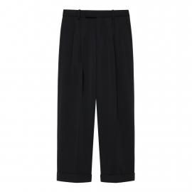 <img class='new_mark_img1' src='https://img.shop-pro.jp/img/new/icons7.gif' style='border:none;display:inline;margin:0px;padding:0px;width:auto;' />25F/W DOUBLE PLEATED WIDE TROUSERS POLWARTH TUXEDO CLOTH  / MARKAWAREʥޡ