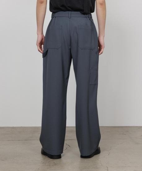 25F/W】WIDE CARPENTER PANTSⅡ ORGANIC WOOL SURVIVAL CLOTH