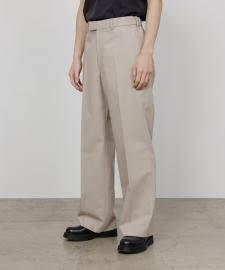 <img class='new_mark_img1' src='https://img.shop-pro.jp/img/new/icons7.gif' style='border:none;display:inline;margin:0px;padding:0px;width:auto;' />25F/WWIDE STRAIGHT TROUSERS ORGANIC COTTON GABARDINE / MARKAWAREʥޡ