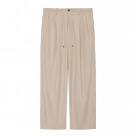 25F/W】WIDE STRAIGHT TROUSERS ORGANIC COTTON GABARDINE
