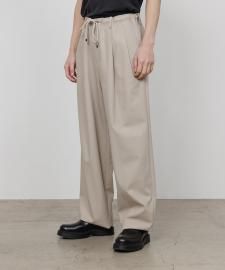 <img class='new_mark_img1' src='https://img.shop-pro.jp/img/new/icons7.gif' style='border:none;display:inline;margin:0px;padding:0px;width:auto;' />25F/WDOUBLE PLEATED EASY TROUSERS ORGANIC COTTON GABARDINE / MARKAWAREʥޡ