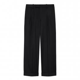 <img class='new_mark_img1' src='https://img.shop-pro.jp/img/new/icons7.gif' style='border:none;display:inline;margin:0px;padding:0px;width:auto;' />25F/WDOUBLE PLEATED WIDE TROUSERS ORGANIC WOOL 2/80 GABARDINE / MARKAWAREʥޡ