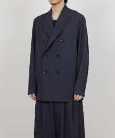 <img class='new_mark_img1' src='https://img.shop-pro.jp/img/new/icons7.gif' style='border:none;display:inline;margin:0px;padding:0px;width:auto;' />25WINTERW.B JACKET LOOSE FIT 2/60 WASHER WOOL GABARDINE / markaʥޡ