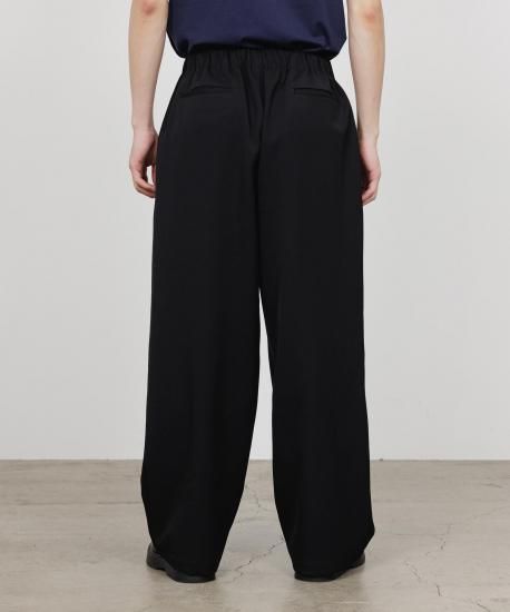 25WINTER】 WIDE CYLINDER FIT EASY PANTS 2/60 WASHER WOOL