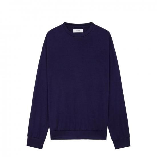 25F/W】CREW NECK 2/72 WOOL SINGLE JERSEY WASHABLE / marka（マーカ