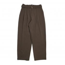 <img class='new_mark_img1' src='https://img.shop-pro.jp/img/new/icons7.gif' style='border:none;display:inline;margin:0px;padding:0px;width:auto;' />PE STRECH DOUBLE CLOTH BELTED WIDE TAPERED TROUSERS / ATTACHMENT (å)