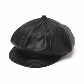<img class='new_mark_img1' src='https://img.shop-pro.jp/img/new/icons7.gif' style='border:none;display:inline;margin:0px;padding:0px;width:auto;' />LEATHER NEWSBOY CAP / Schott N.Y.C (å ̥磻)