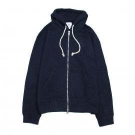 BIG WAFFLE RELAX HOODIE / SEAGREEN (꡼)