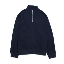 BIG WAFFLE HALFZIP PULLOVER / SEAGREEN (꡼)
