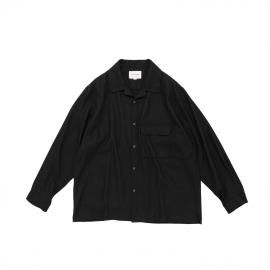 <img class='new_mark_img1' src='https://img.shop-pro.jp/img/new/icons7.gif' style='border:none;display:inline;margin:0px;padding:0px;width:auto;' />OPEN COLLAR WOOL SHIRT  / STILL BY HAND (ƥ Х ϥ)