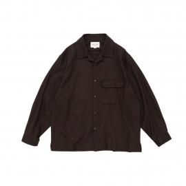 <img class='new_mark_img1' src='https://img.shop-pro.jp/img/new/icons7.gif' style='border:none;display:inline;margin:0px;padding:0px;width:auto;' />OPEN COLLAR WOOL SHIRT  / STILL BY HAND (ƥ Х ϥ)