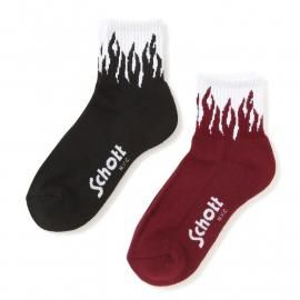 <img class='new_mark_img1' src='https://img.shop-pro.jp/img/new/icons7.gif' style='border:none;display:inline;margin:0px;padding:0px;width:auto;' />FLAME SOCKS / Schott N.Y.C (å ̥磻)