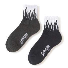 <img class='new_mark_img1' src='https://img.shop-pro.jp/img/new/icons7.gif' style='border:none;display:inline;margin:0px;padding:0px;width:auto;' />FLAME SOCKS 2 / Schott N.Y.C (å ̥磻)
