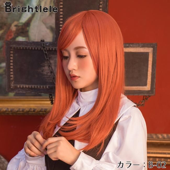 全40色】ミディアムロング コスプレウィッグ ブライトララ