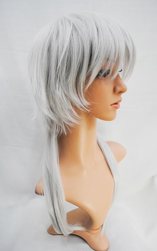 刀剣乱舞 鶴丸国永 コスプレ ウィッグ 刀剣乱舞 鶴丸国永 コスプレウィッグ - Costowns