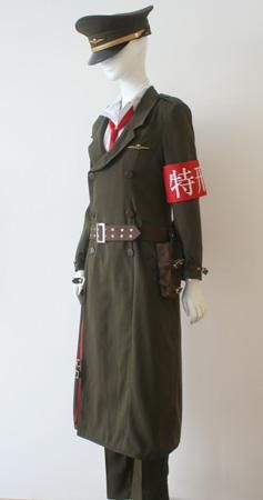 特刑 カーキ色 軍服 ロングコート Dolls風 Sale Candyone