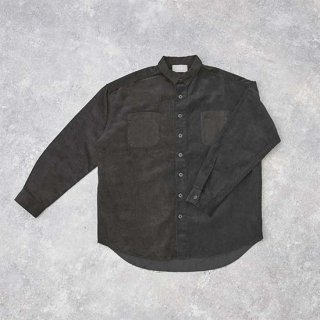 バックプリントコーデュロイシャツ BLACK【50%OFF__￥4,450引き！】