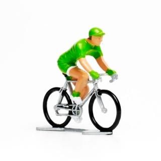 the model cyclist + WBH!!GREEN JERSEY