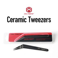 【ネコポス対応可】COIL MASTER Elbow Ceramic Tweezers【コイルマスター セラミックピンセット】