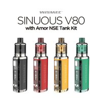 WISMEC SINUOUS V80 with Amor NSE Tank Kit(シニュアス)【ウィズメック 電子タバコ VAPE】