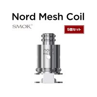 【ネコポス対応可】SMOK Nord Mesh Coil 0.6Ω 5個セット【スモーク ノードメッシュコイル Trinity Alpha トリニティーアルファ】