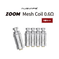 【ネコポス対応可】AUGVAPE ZOOM Mesh Coil 0.6Ω 5個セット【オウグベイプ ズーム メッシュコイル】