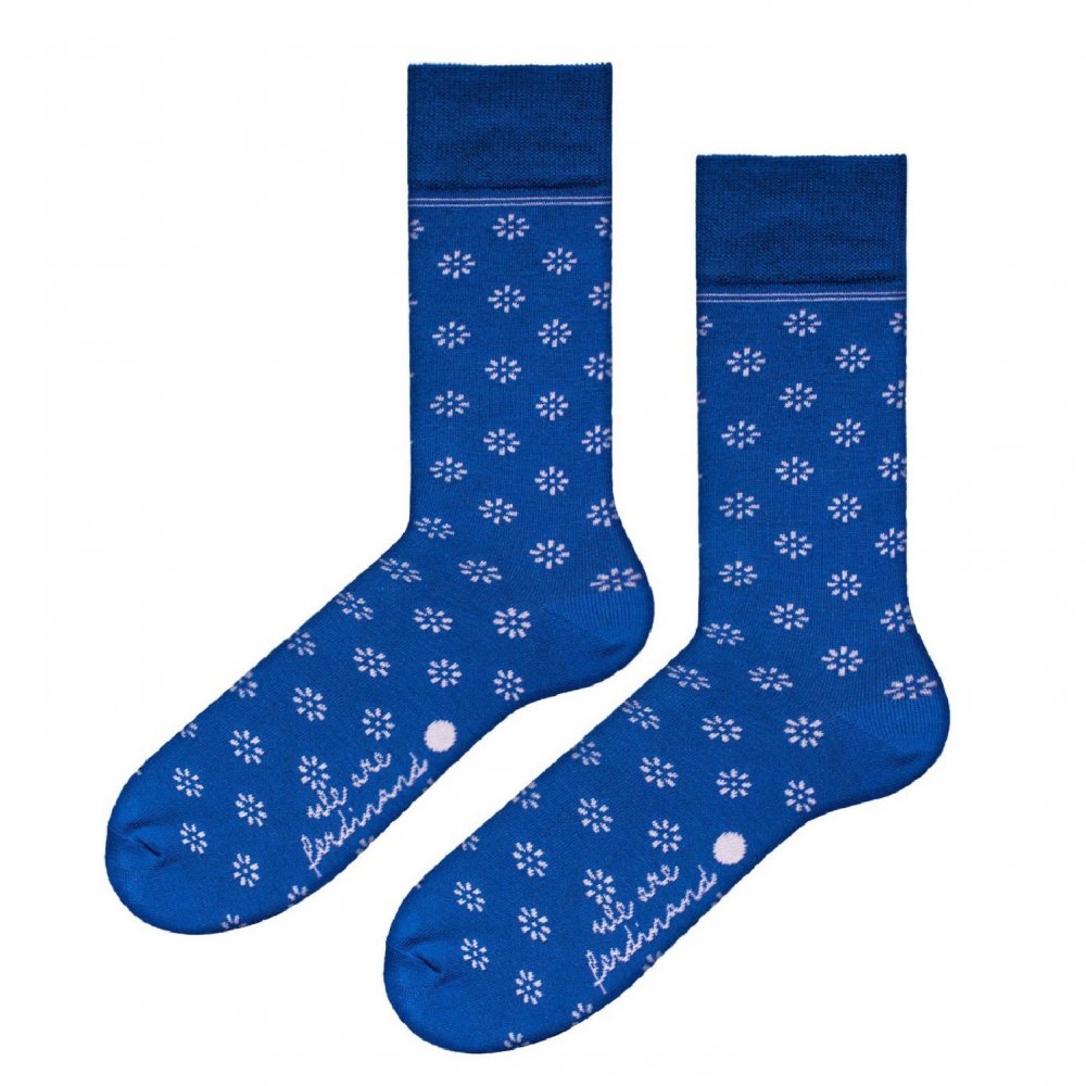 Wallachia Blue Socks by we are ferdinand