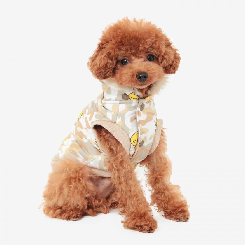 Sweet To Town 中綿ベスト オリーブベージュ Inu To Town Online Shop 犬とタウン オンラインショップ