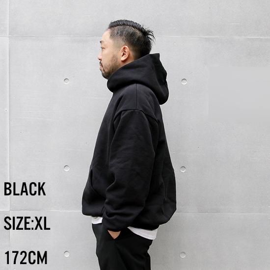 Los angeles apparel 14Ozスウェットパーカー ブラックXL | www