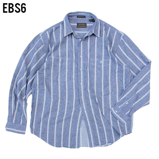 1980s Eddie Bauer エディーバウアー/ストライプシャツ EBS5-7【L,XL】 - Props Store  Annex/プロップスストアアネックス