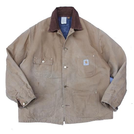 1980-90s Carhartt カーハート/ブランケットラインドダックチョア ...