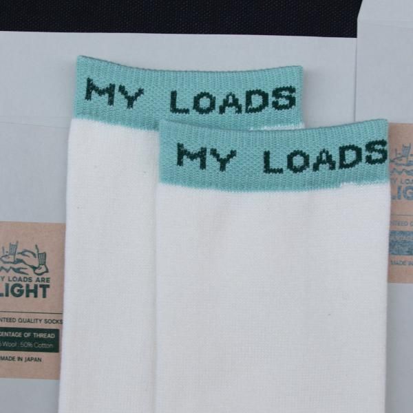 MY LOADS ARE LIGHT ソックス 3点セット My Loads Are Light マイローズアーライト/シンプルハイソックス