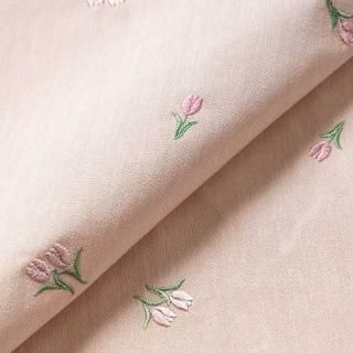 再値下げ！アルベロベロ♥️シワ加工チューリップ女の子刺繍入りベージュ半袖シャツ RE937523B012_02_004.jpg