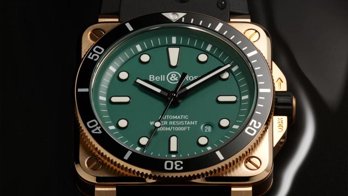 BR0392-D-LT-BR/SRBのダイアルを拡大した画像