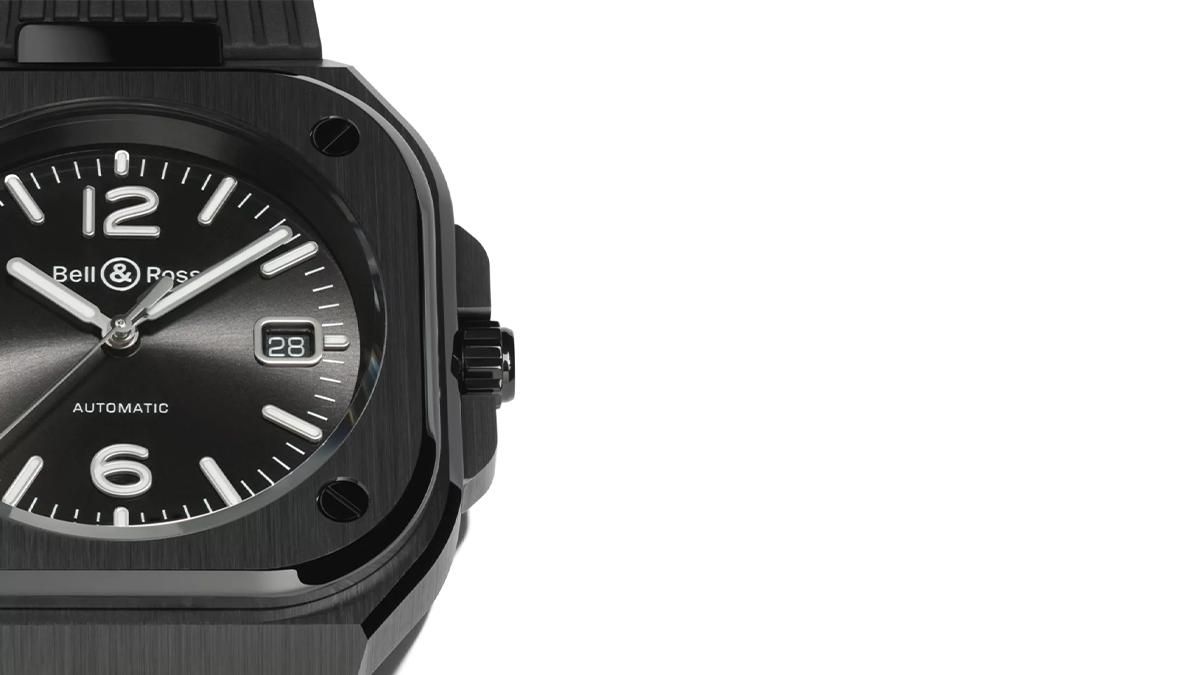 BR05A-BL-CE/SRBのダイアルを拡大した画像