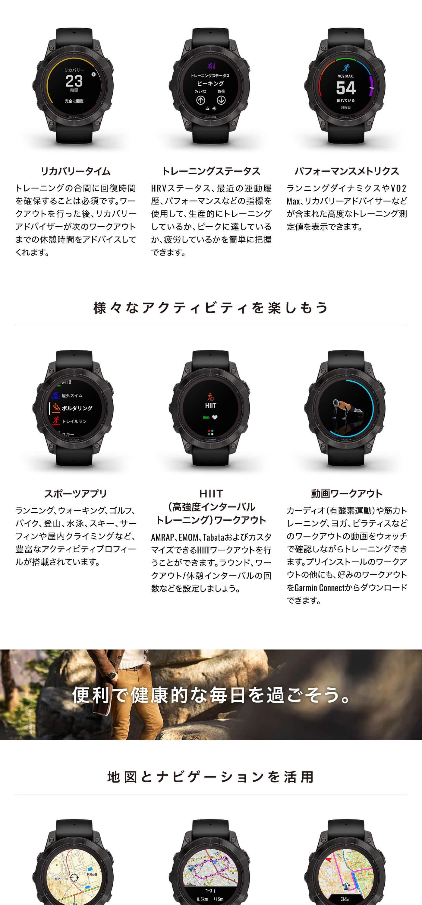 010-02777-82 47mm GARMIN ガーミン フェニックス7 プロ
