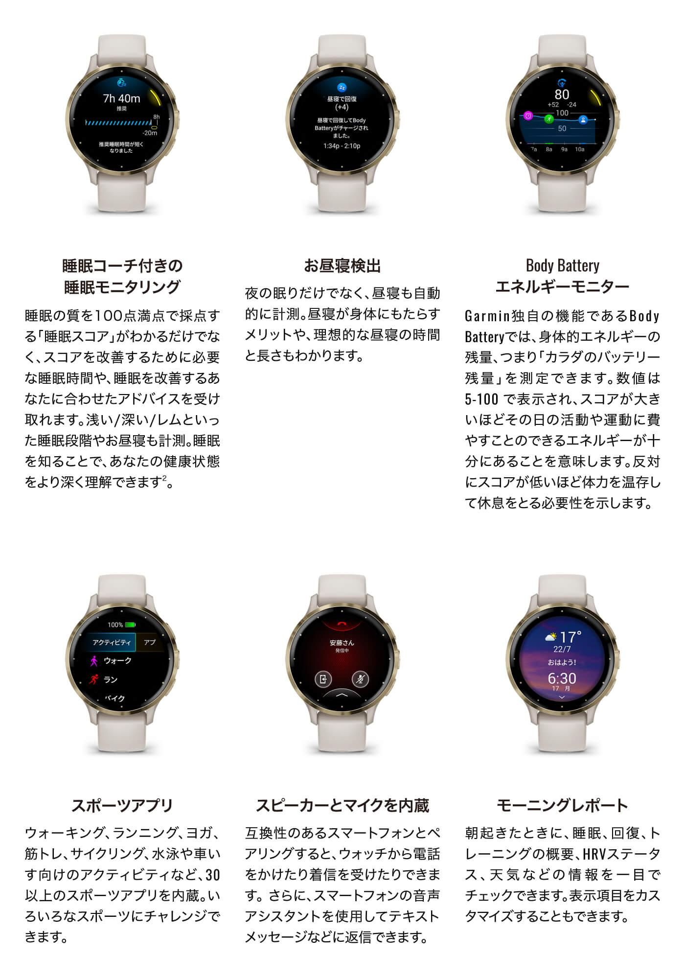 010-02785-44 GARMIN ガーミン Venu 3S - 高級腕時計 正規販売店 010-02785-44 GARMIN ガーミン Venu 3S - 高級腕時計 正規販売店