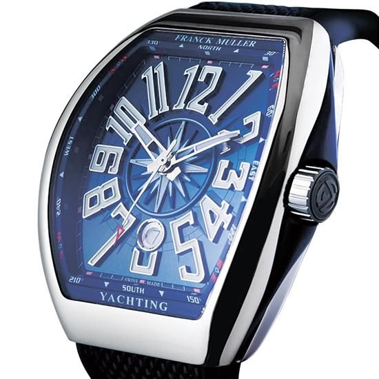 FRANCK MULLER フランク ミュラー ヴァンガード ヨッティング V45SCDTYACHTING ACBL ブルー