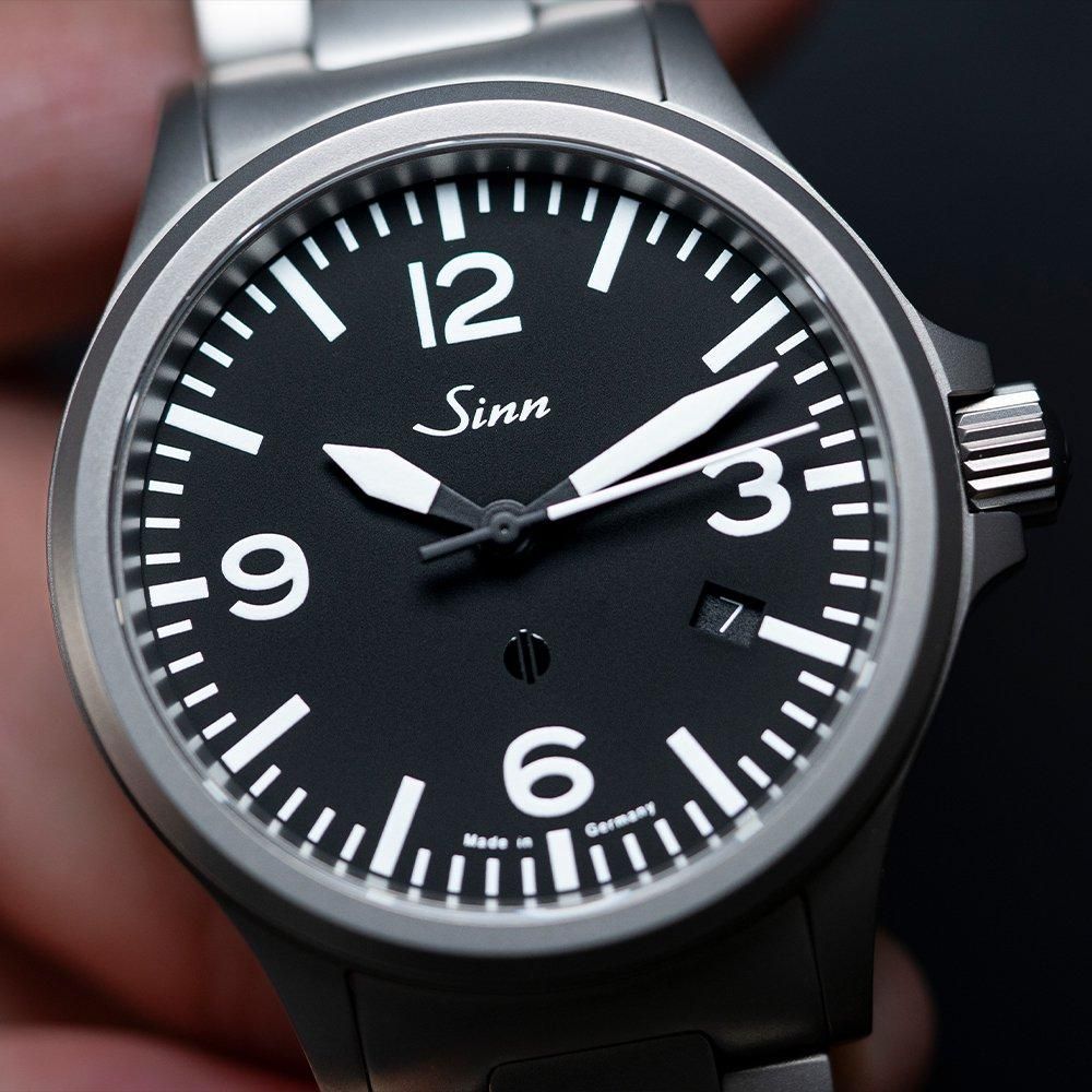 856.B Sinn ジン インストゥルメントウォッチ ブレスレット仕様